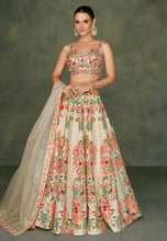 Janisha readymade - off white silk Lehenga