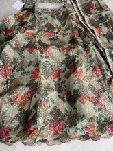 Boutique collection - olive green floral Lehenga
