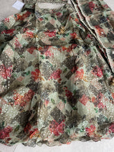Boutique collection - olive green floral Lehenga