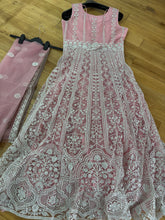 Baby pink anarkali