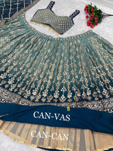 Sea green ombre effect Lehenga