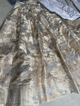 Silver and gold lehenga saree