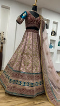 Timeless and classic mulberry silk baby pink Lehenga