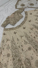 Classic Lehenga - Ivory and gold silk Lehenga