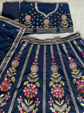 Karla collection - navy blue Lehenga