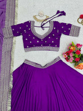 The perfect purple - simple and elegant lehenga
