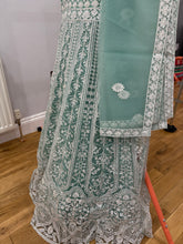 Mint green anarkali