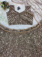 Dusty pink partywear Lehenga