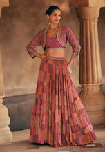 Janisha readymade - pink silk Lehenga with jacket