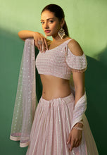 Arna collection - pastel purple georgette Lehenga