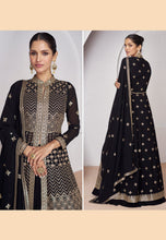 Fusion and trendiest anarkali in black - readymade