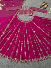 Rani pink and gold Lehenga