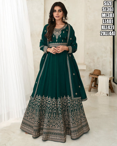 Janisha readymade silk gowns - dark colours