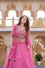 Pure crunchy pink simple Lehenga