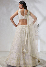 Off white diamond Lehenga