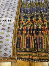 Lilac ombre to midnight purple printed Lehenga