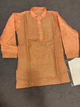 Peach kurta boys