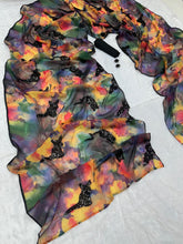 Sara Ali Khan inspired sequins organza colourful saree