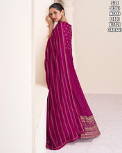 Janisha - pink chinnon gown