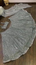 Silver partywear Lehenga