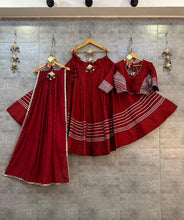 Plain and gotta Patti lehengas readymade - lots of colours