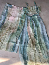 Pastel skirt set with cape