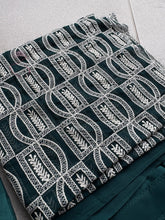 Bottle green Georgette flowy and simply Lehenga