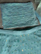 Mint green glam Lehenga
