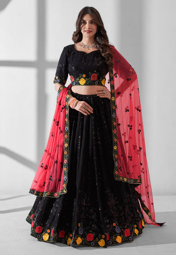 Lifestyle collection - suitably sassy black Lehenga