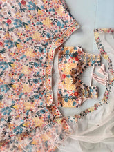 Pastel floral thread work lehenga