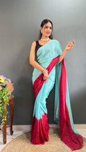 One minute chinon saree