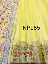 Niks collection - pastel yellow anarkali (plus size too)