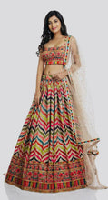 Colourful zig zag Lehenga (also available for plus and tall)