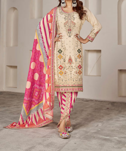 Tulip pants readymade - cream