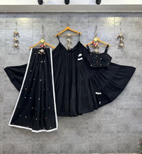 Reyon chaniya choli readymade with spaghetti blouse - lots of colours