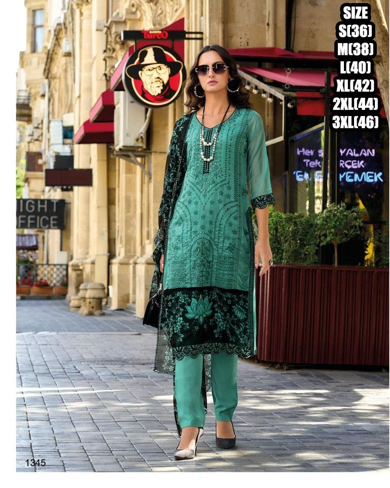 Emerald Green salwaar suit