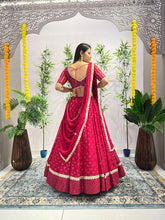 Chamkila pink fusion Bollywood georgette readymade Lehenga