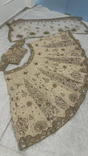 Classic Lehenga - Ivory and gold silk Lehenga