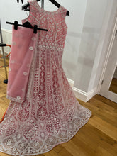 Baby pink anarkali