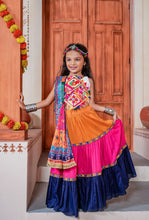 Three Tal traditional Lehenga for Kids for 6-12 years (matching mum and dad available)