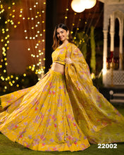 Printed chinon Lehenga readymade (plus sizes too)