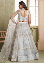 Grey sparkly Lehenga