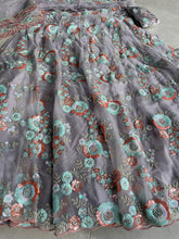 Mauve floral Lehenga