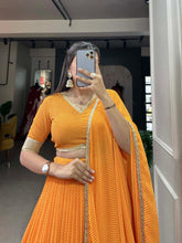 Plain and light Lehenga in yellow