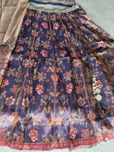 Niks collection - purple digital floral Lehenga readymade