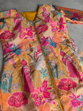 Yellow long top floral Lehenga