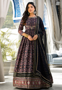 Dola silk readymade - black