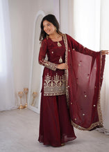 Maroon fendi silk palazzo