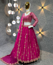 Rani pink and gold Lehenga