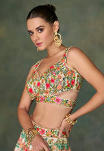 Janisha readymade - off white silk Lehenga